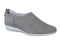 Chaussure mephisto velcro modele dina perf nubuck gris